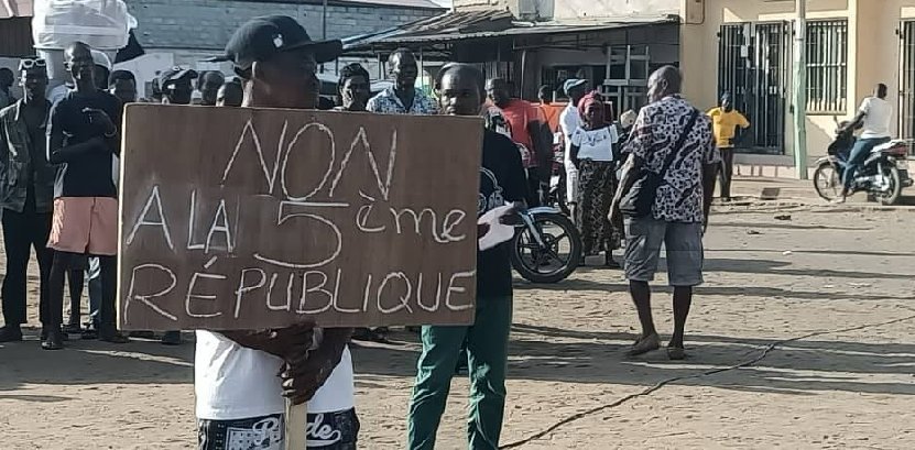 Protest gegen die neue Verfassung in Togo